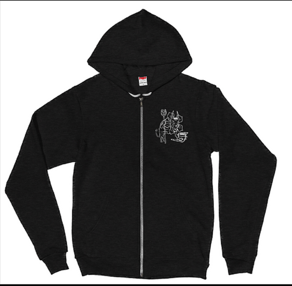 Devil Zip Up Hoodie